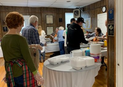 Serving Thanksgiving Dinner